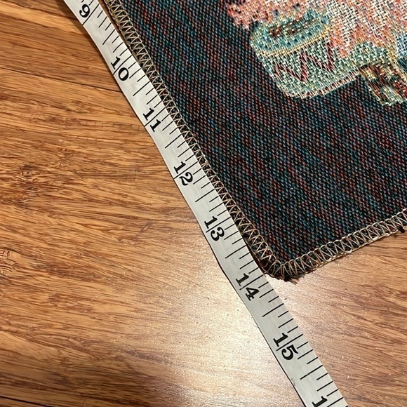 NWT! Hancock Minnesota Vintage Christmas Tree Tapestry Material Panel - Picture 7 of 7